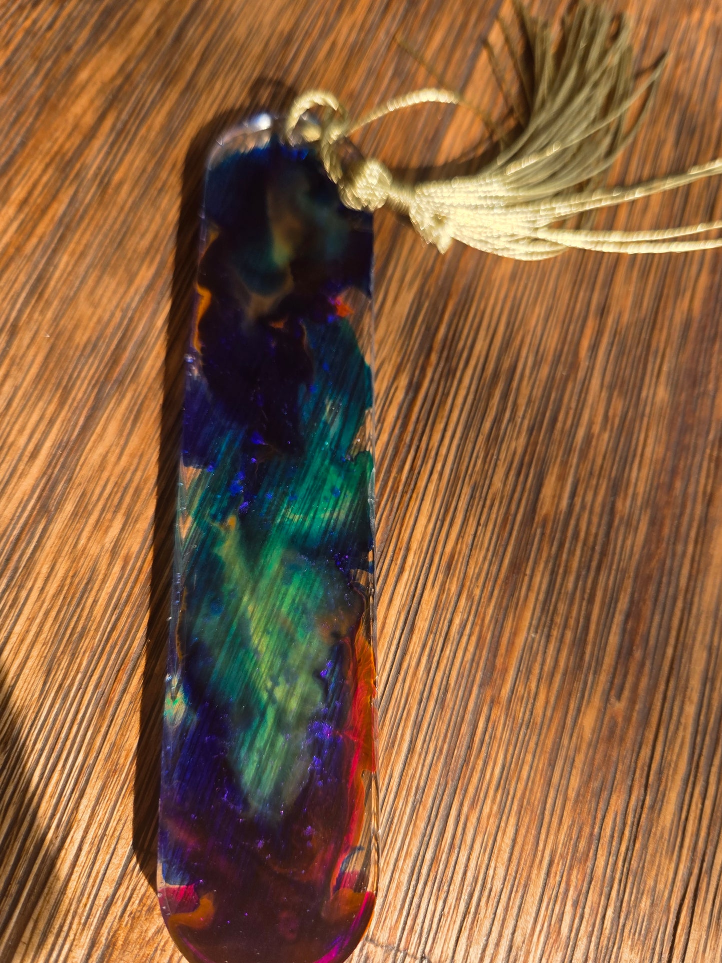 Resin bookmark