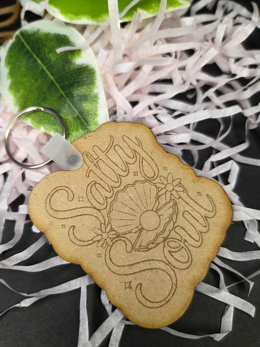 Salty soul keyring