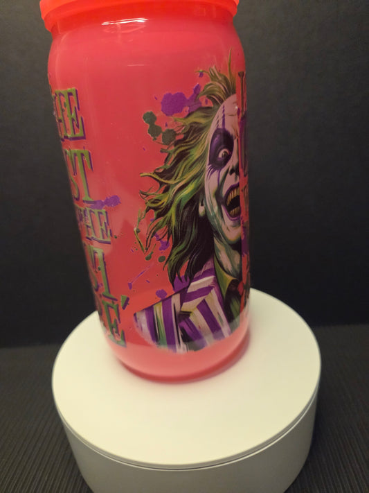 Beetlejuice Inspired Tumbler – “Ghost with the Most” Design