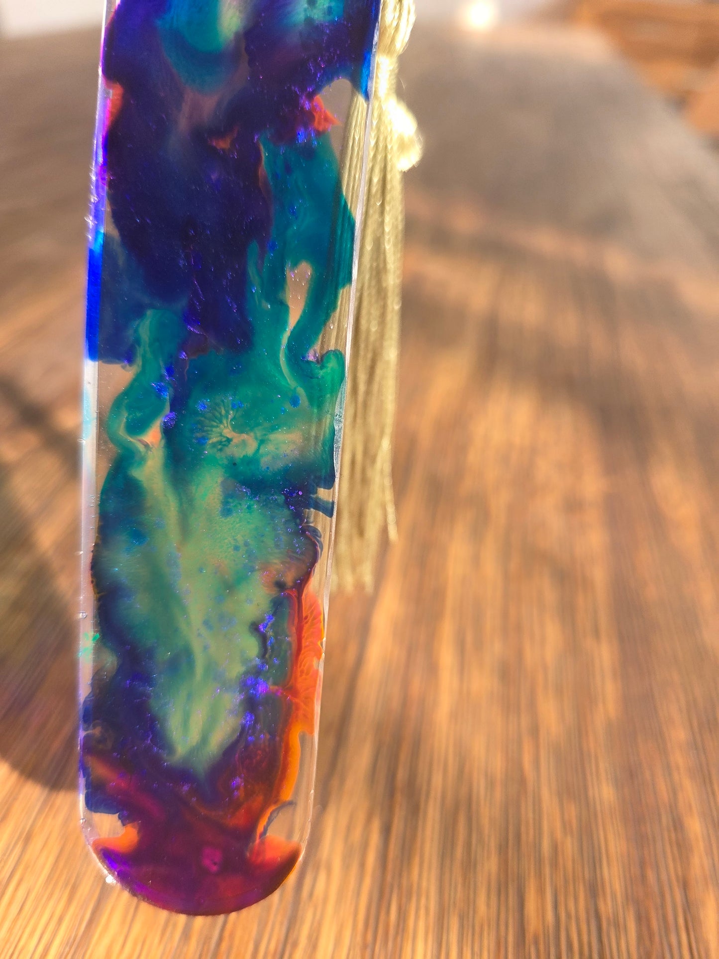 Resin bookmark