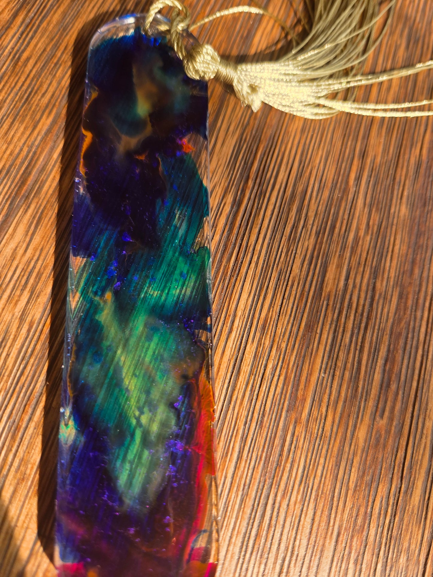 Resin bookmark