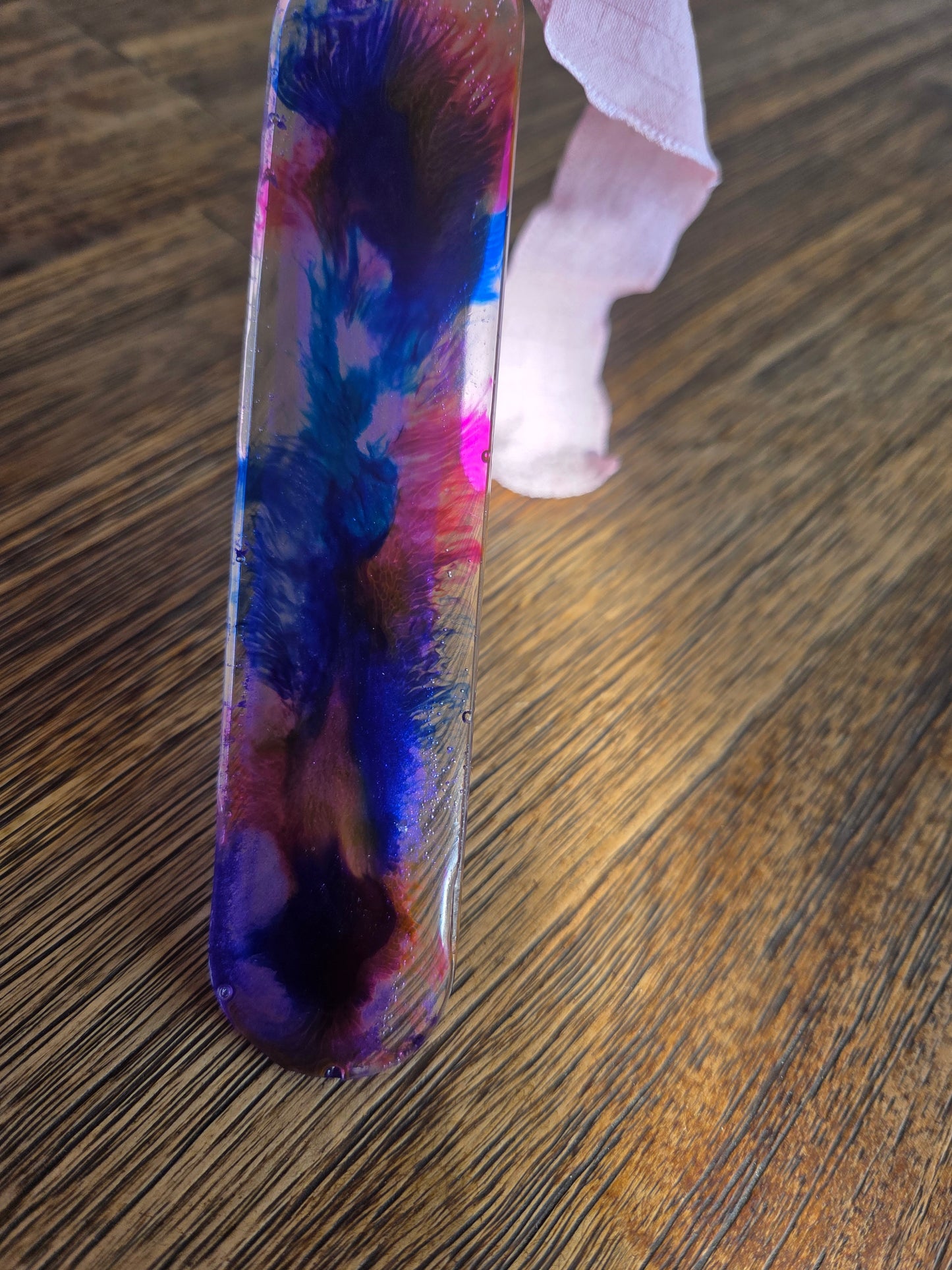 Resin bookmark