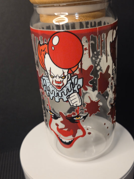 Penny wise glass tumbler