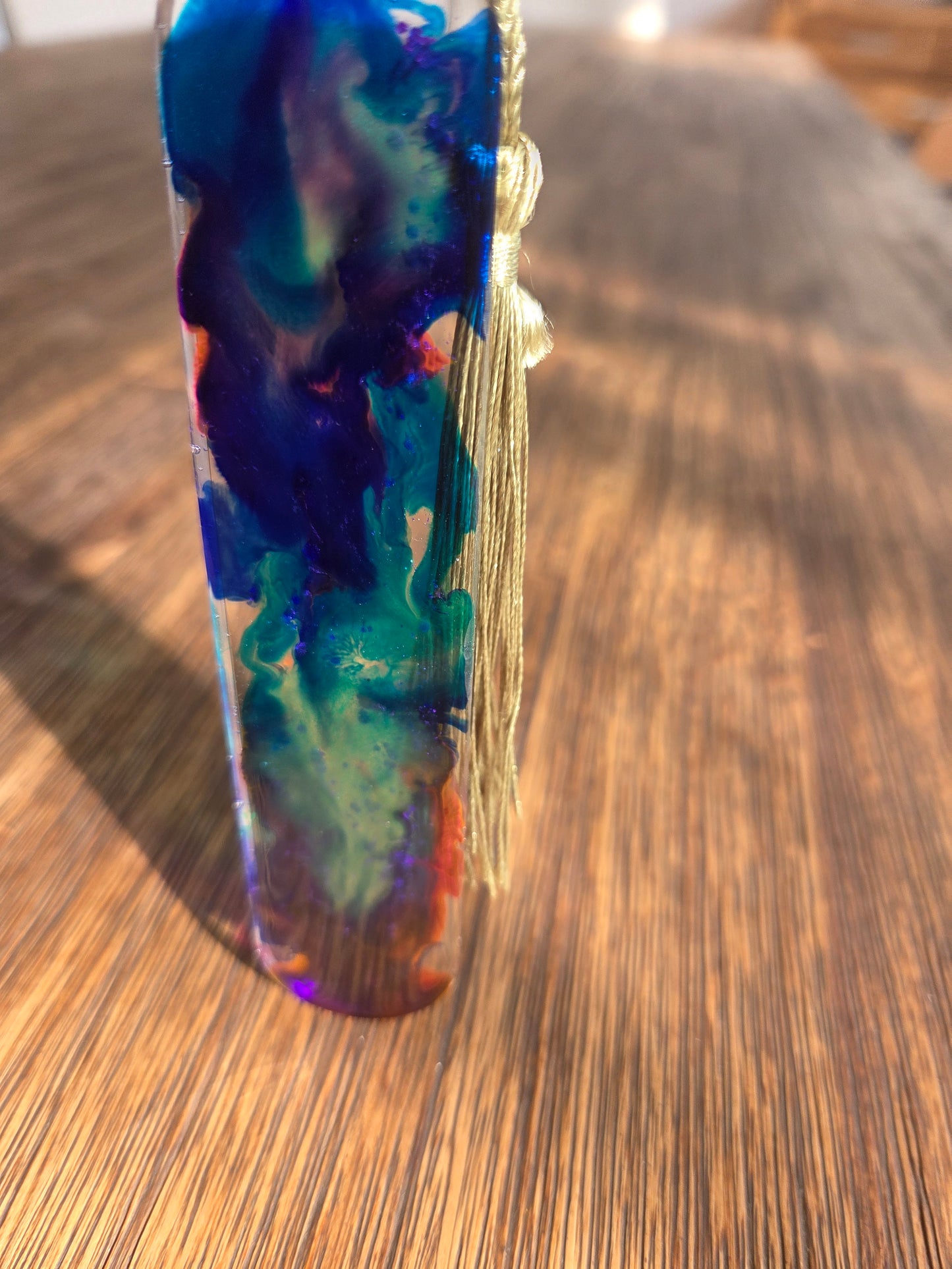 Resin bookmark