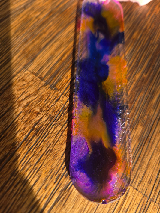 Resin bookmark