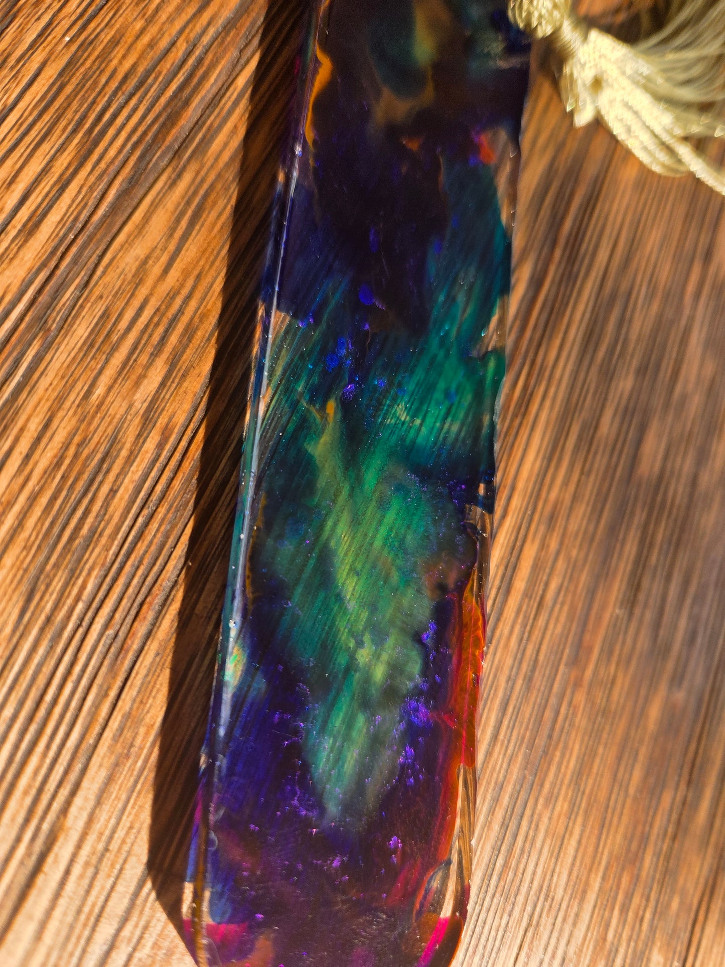 Resin bookmark