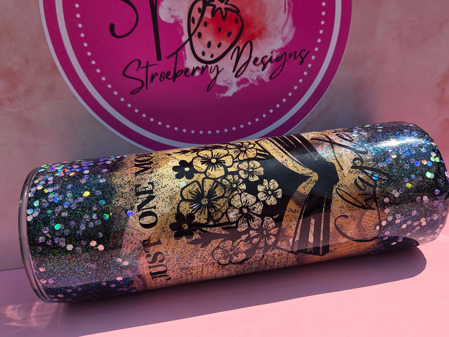 ✨ Glitter Ombre “One More Chapter” Tumbler ✨