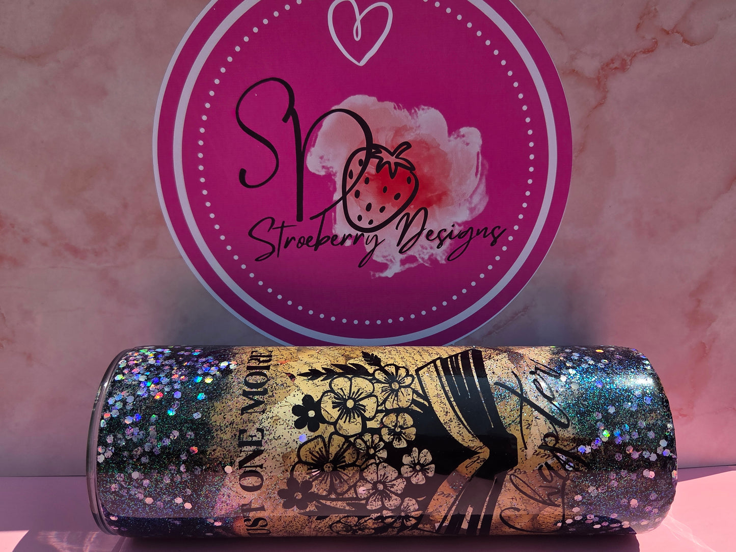 ✨ Glitter Ombre “One More Chapter” Tumbler ✨